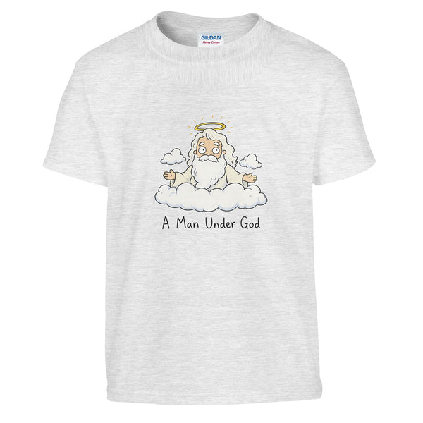 A Man Under God Kids Tee
