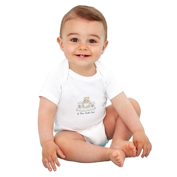 A Man Under God Baby Bodysuit