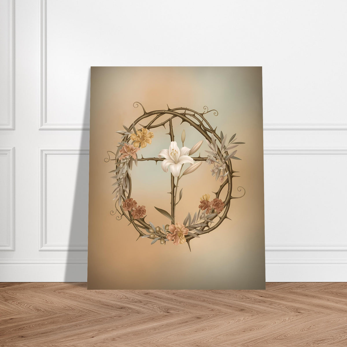 Thorns And Lilies Print